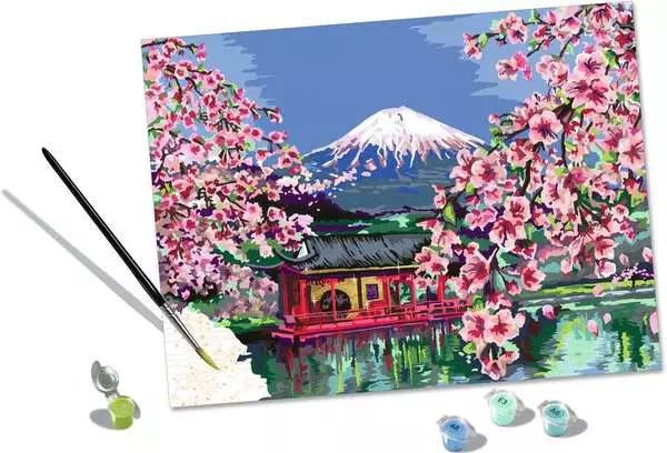 CreArt - Japanische Kirschblüte - Malen nach Zahlen - Ravensburger