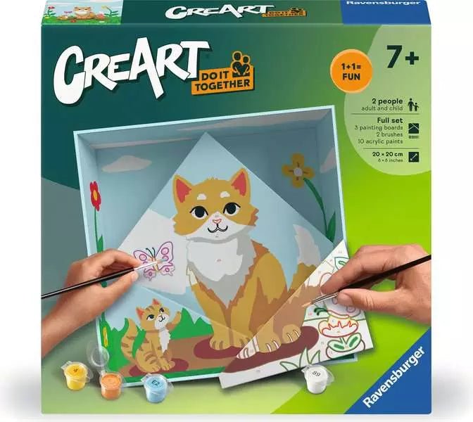 CreArt Malset Katze Kinder 7 Jahre Ravensburger
