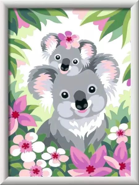 CreArt Koala Cuties - Malen nach Zahlen - Ravensburger