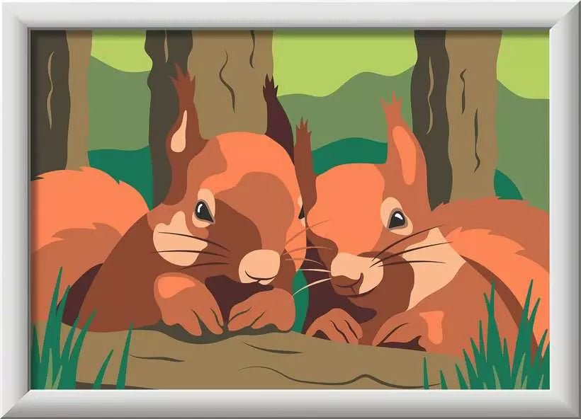 CreArt Malset Eichhörnchen Kinder 7 Jahre Ravensburger
