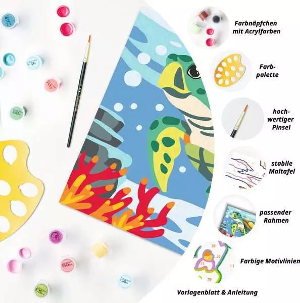 Ravensburger CreArt Unterwasserwelt Malset für Kinder ab 7