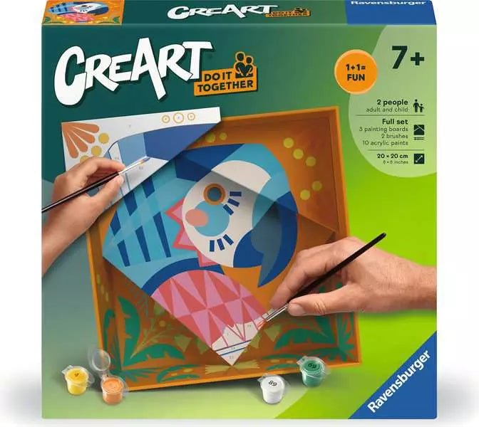 CreArt Malset Papagei Kinder 7 Jahre Ravensburger
