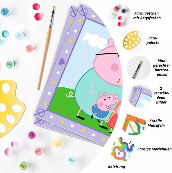Malen nach Zahlen Peppa's Familie ab 5 Ravensburger
