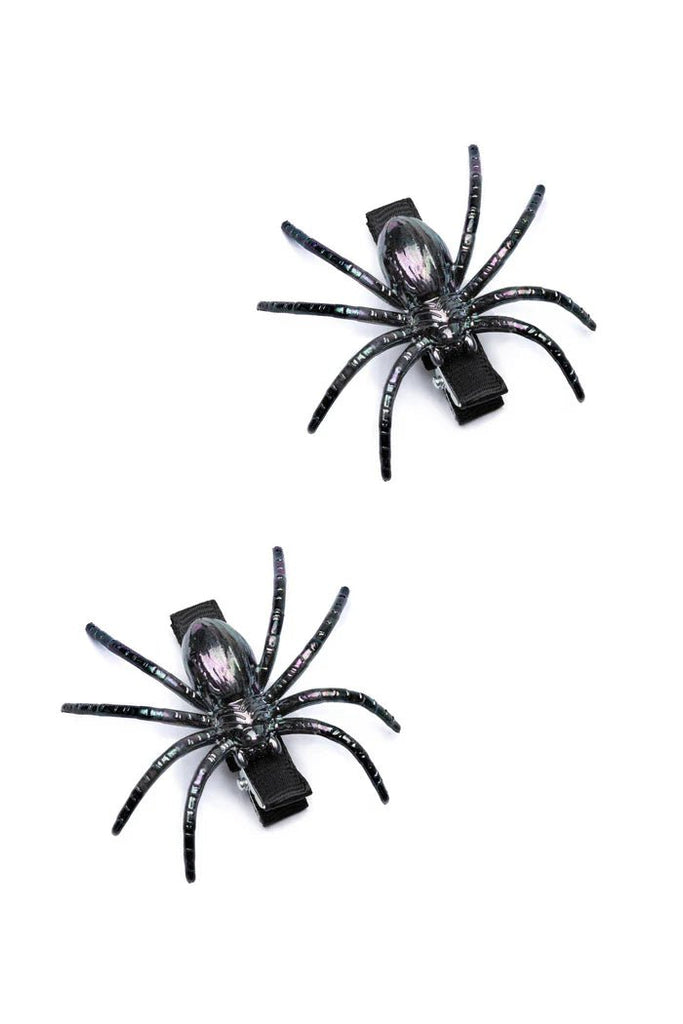 Spider Hair Clips Kinder 2er Set Halloween Haarschmuck ab 3 Jahren