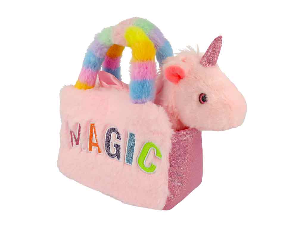 Cutie-Handtasche mit Einhorn-Figur – rosa Kindertasche
