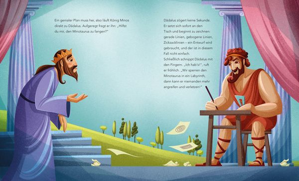Dädalus und Ikarus Kinderbuch Hardcover ab 5 Jahren
