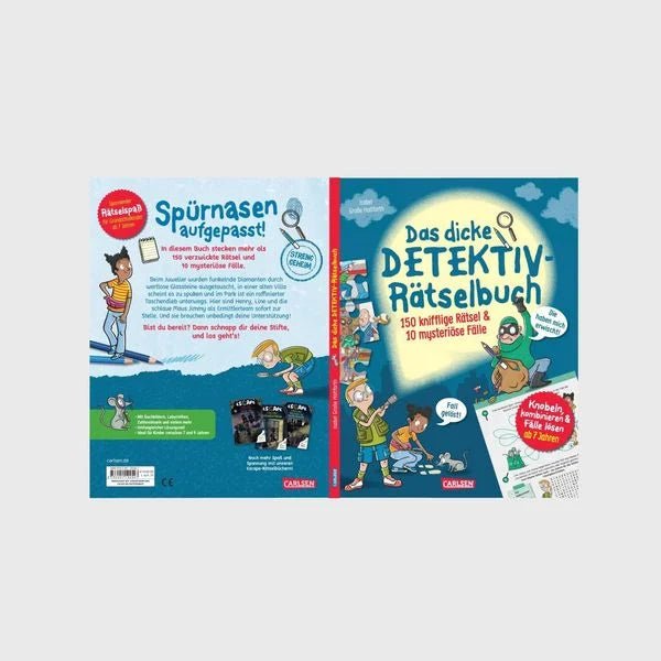 Rätsel und Abenteuerbuch für Grundschulkinder ab 7 Detektiv
