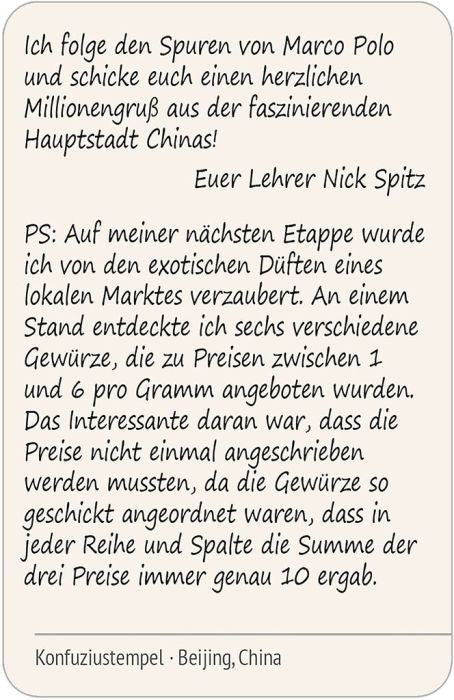 Escape-Spiel Kontinente für Kinder ab 12 Jahren, mit Postkartenrätseln vom Moses Verlag
