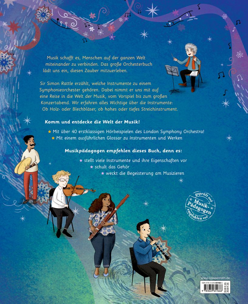 Großes Orchesterbuch ab 5 Jahren mit QR-Code und Musikbeispielen