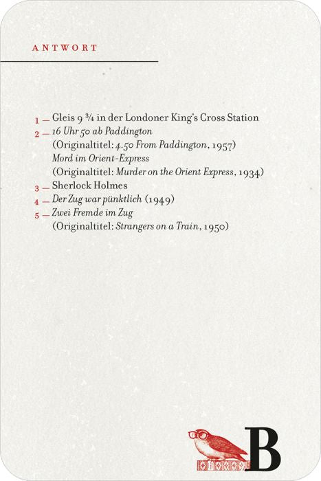 Das große Literatur - Quiz von A bis Z Quizspiele Moses RATZEKATZ SPIELZEUGLAND