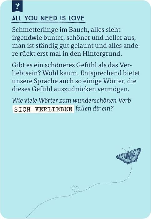 Synonyme Quiz Karten edle Klappbox für Quizabende und Schule