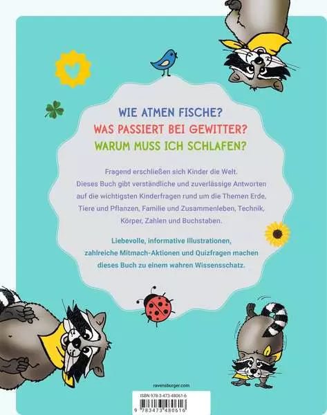 Wissensbuch für Vorschulkinder mit Illustrationen, Fotos und Mitmachaktionen von Ravensburger
