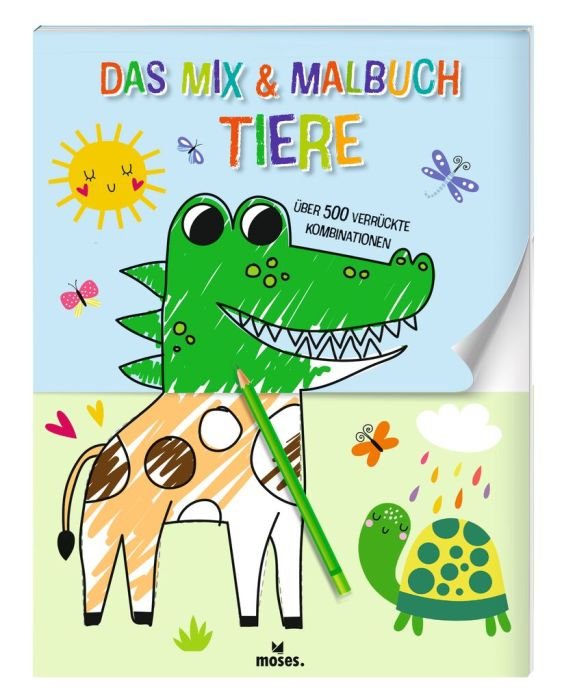 Das Mix & Malbuch Tiere - Moses