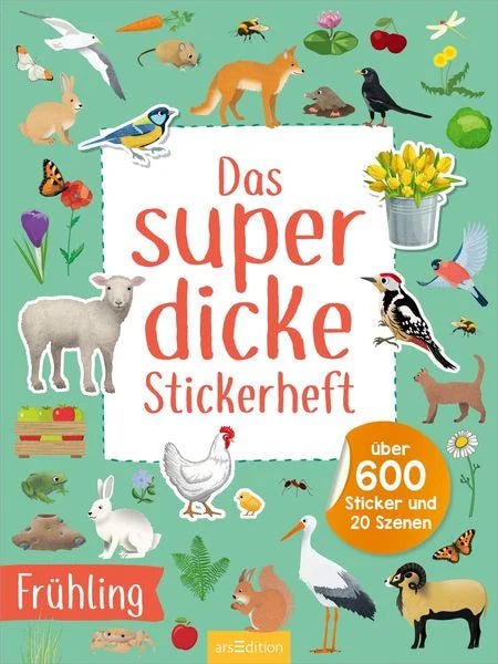 Das superdicke Stickerheft – Frühling - Ars Edition