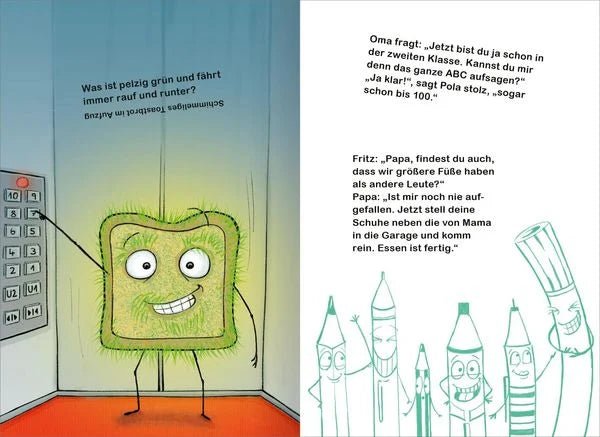 Kinderbuch Witzesammlung ab 6 – Schule und Freizeit
