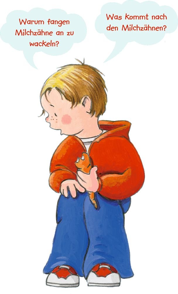 Kinderbuch Das Wackelzahnbuch Milchzähne mit Zahndose ab 5