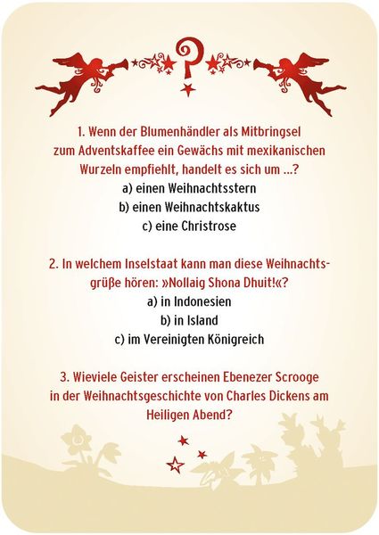 Das Weihnachts - Quiz - Moses