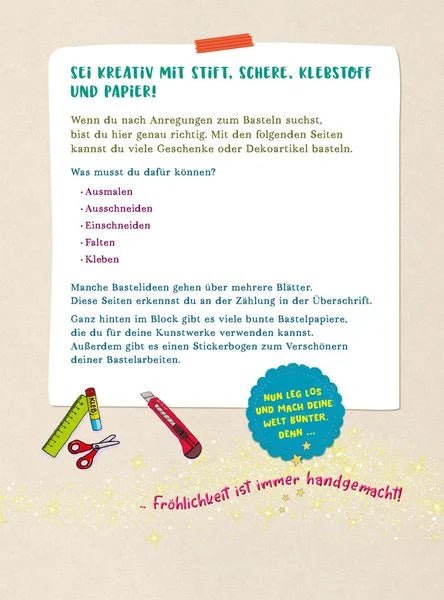 Kreativer DIY Bastelblock Origami Tiere 3D Blüten Vorlagen
