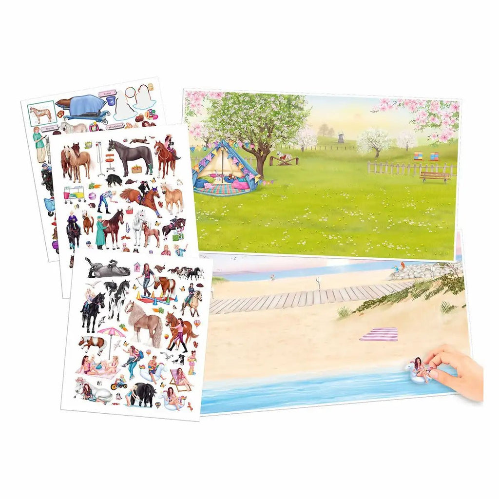 Stickerbuch Pferdewelt Miss Melody Stickerworld ab 5 Jahren