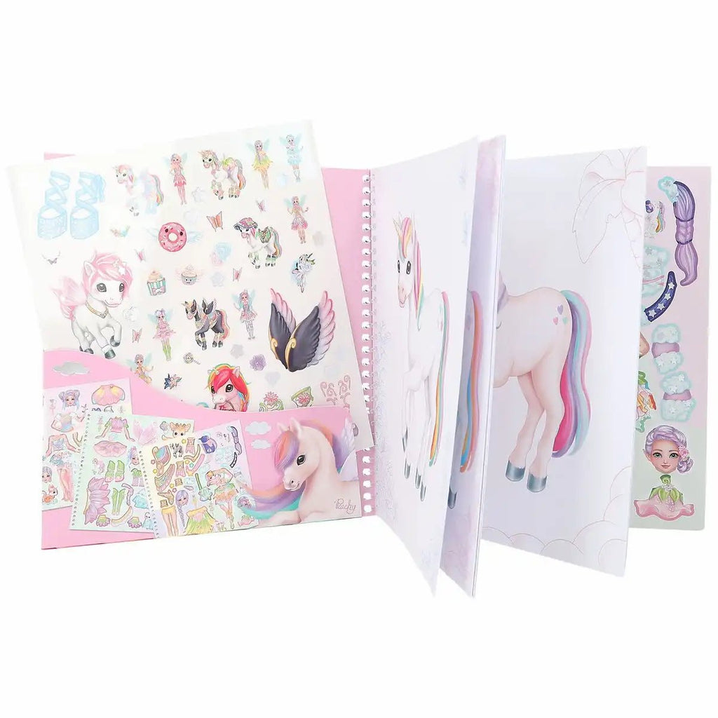 Ylvi Dress Me Up Activity Book Unicorn Styling