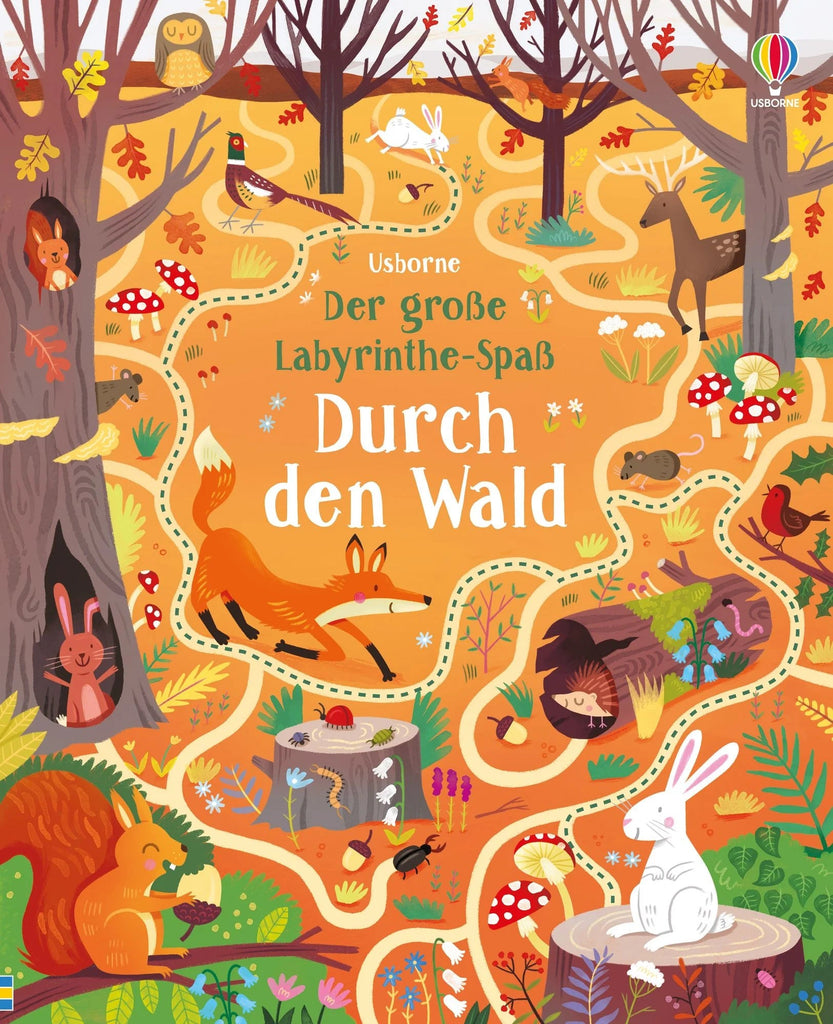 Der große Labyrinthe-Spaß Durch den Wald Kinderbuch ab 6 Jahren

