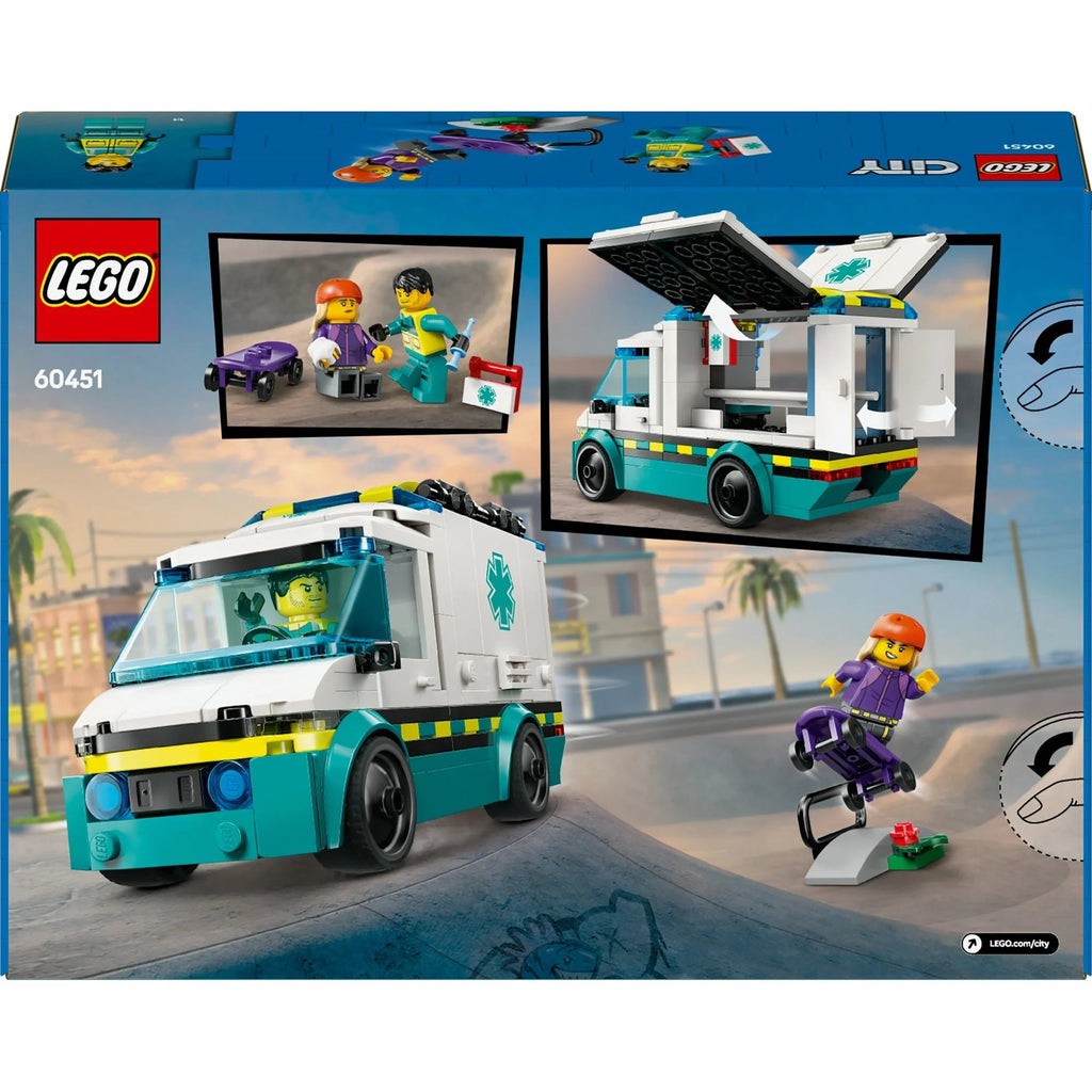 Der LEGO® City 60451 - Rettungswagen - LEGO