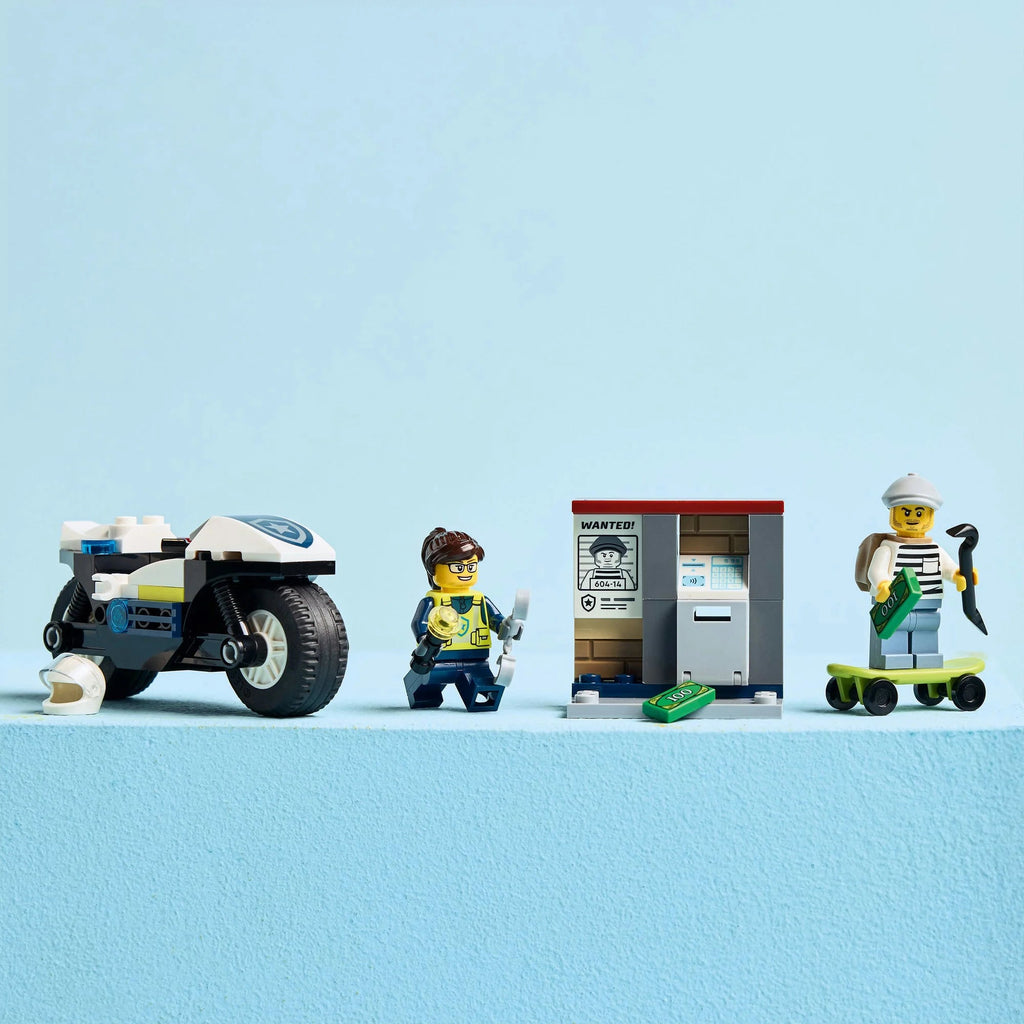 LEGO 60455 City Polizeimotorrad mit Ganove & Geldautomat