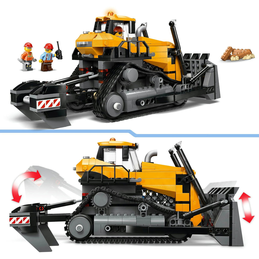 LEGO 60466 City Bulldozer mit Frontlader & 3 Bauarbeiter
