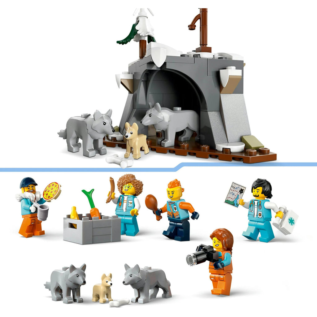 LEGO 60471 City Arktis-Truck mit Labor und Polarwölfen