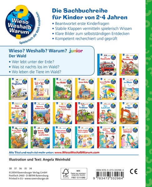 Der Wald / Wieso? Weshalb? Warum? Junior Band 6 - Ravensburger