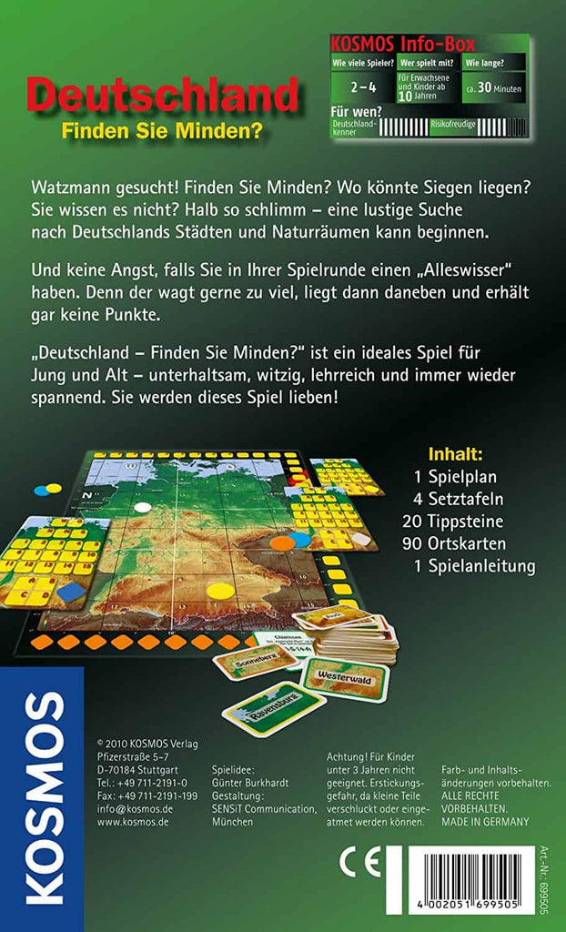 Deutschland Finden Sie Minden - Kosmos