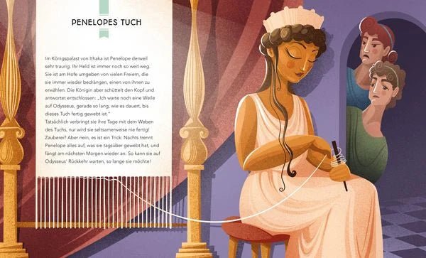 Odysseus Kinderbuch Hardcover mit Illustrationen ab 5 Jahren