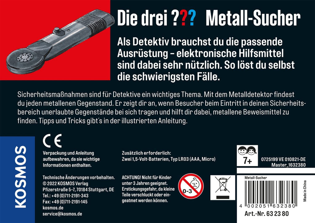 Die drei ???: Metall Sucher - Kosmos