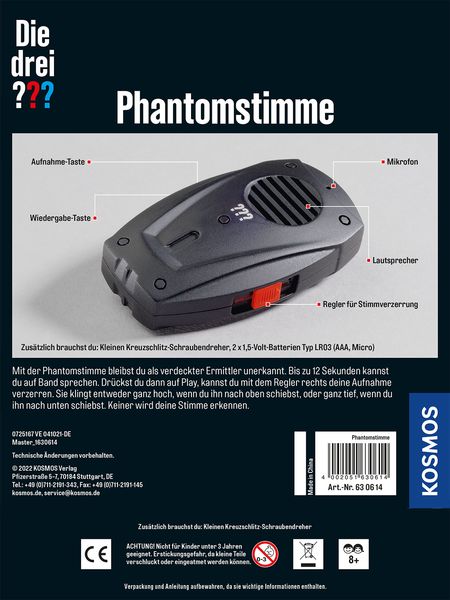 Die Drei ???: Phantomstimme - Kosmos