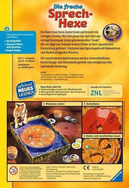 Reimspiel mit Selbstkontrolle und Hexentrank