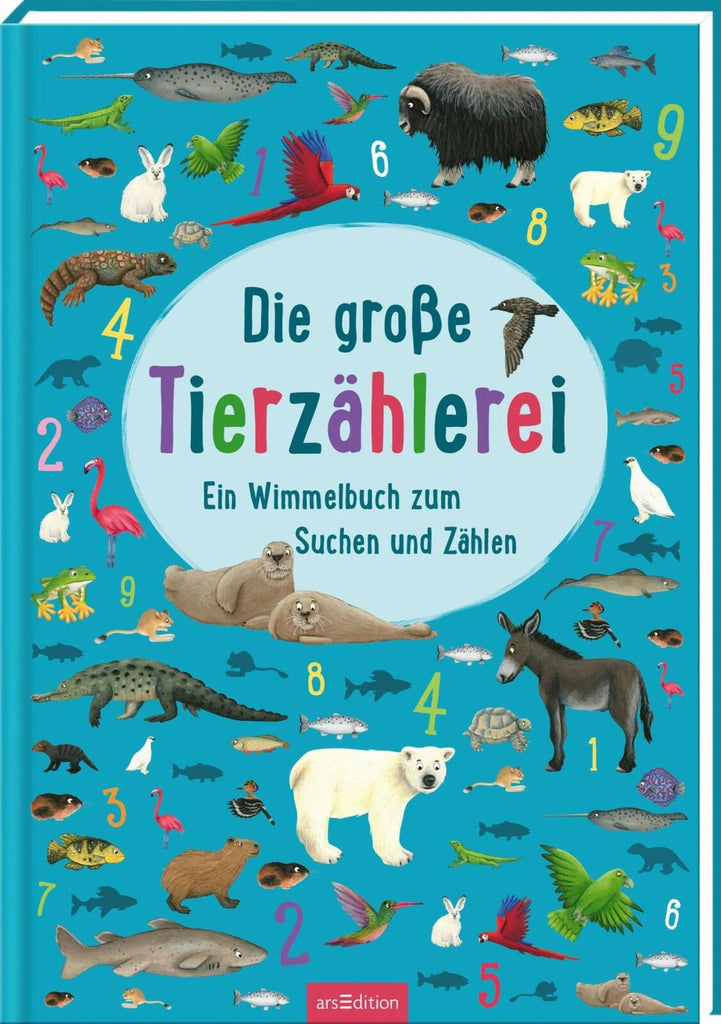 Die große Tierzählerei Cover – Corinna Arauner Illustrationen
