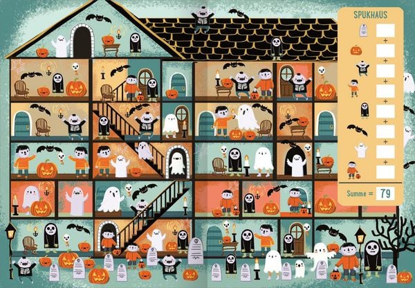 Kinderbuch mit Such- und Zählaufgaben in Zauberwelten
