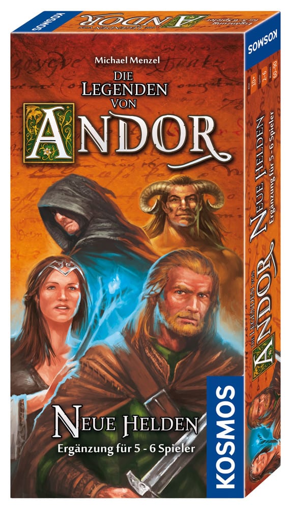 Die Legenden von Andor - Neue Helden - Ergänzung für 5 - 6 Spieler - Kosmos