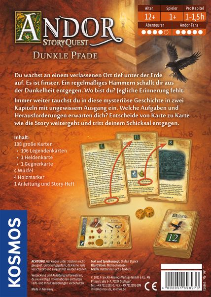 Die Legenden von Andor - Story Quest - Dunkle Pfade - Kosmos