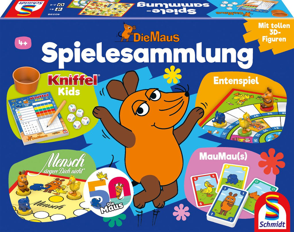 Die Maus Spielesammlung für Kinder ab 4 Jahren – Klassiker wie Kniffel & MauMau