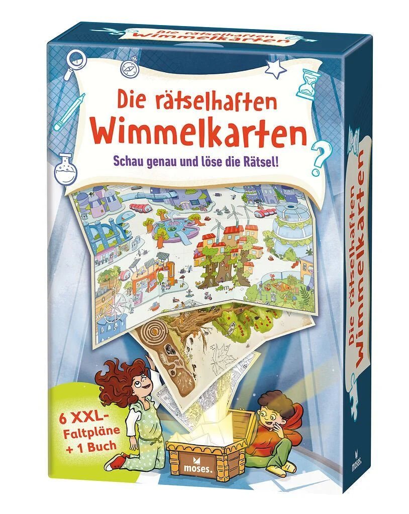 Die rätselhaften Wimmelkarten XXL Rätselspaß für Kinder ab 8 Jahren