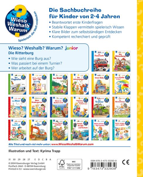 Die Ritterburg / Wieso? Weshalb? Warum? Junior Bd. 4 - Ravensburger