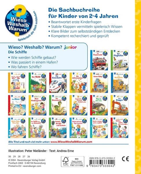 Die Schiffe / Wieso? Weshalb? Warum? Junior Bd. 8 - Ravensburger