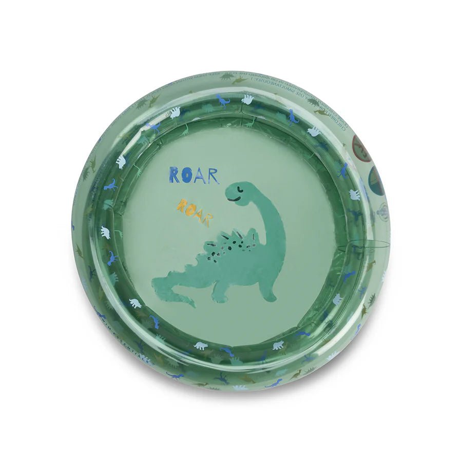 Dino Baby Pool Ø 60 cm blau grün aus PVC für Babys ab 0 Jahren