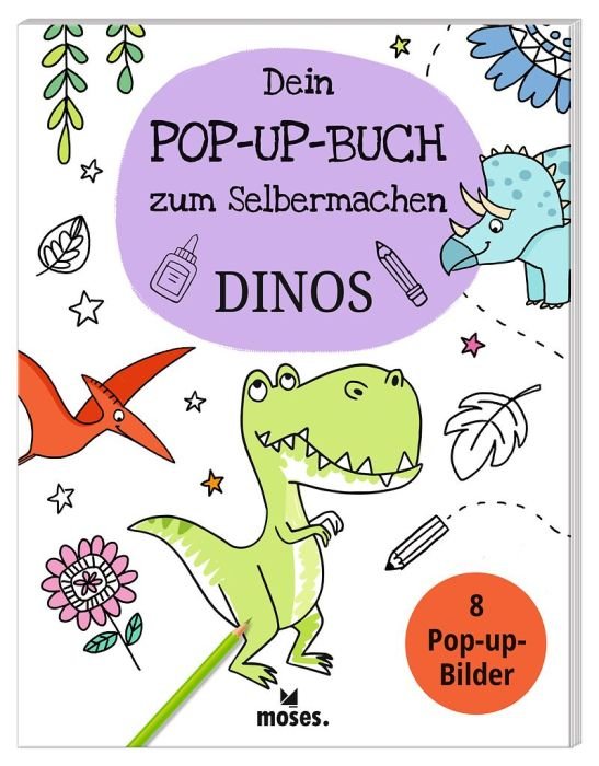 Dino Pop-Up-Buch zum Selbermachen für Kinder ab 6 Jahren
