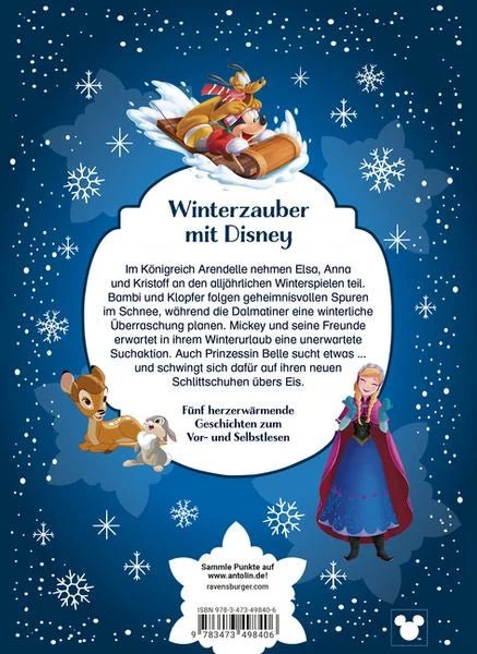 Vorlesebuch Disney Wintergeschichten – Frozen, Bambi und mehr