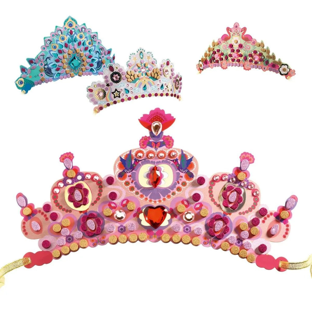 DIY: Mosaik - Diademe Prinzessin Bastelsets Djeco RATZEKATZ SPIELZEUGLAND