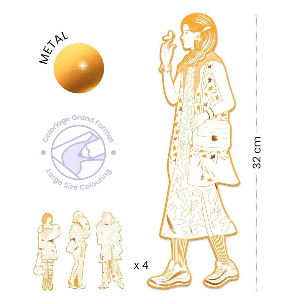 Djeco Malvorlagen – Demoiselles Scout Modekollektion
