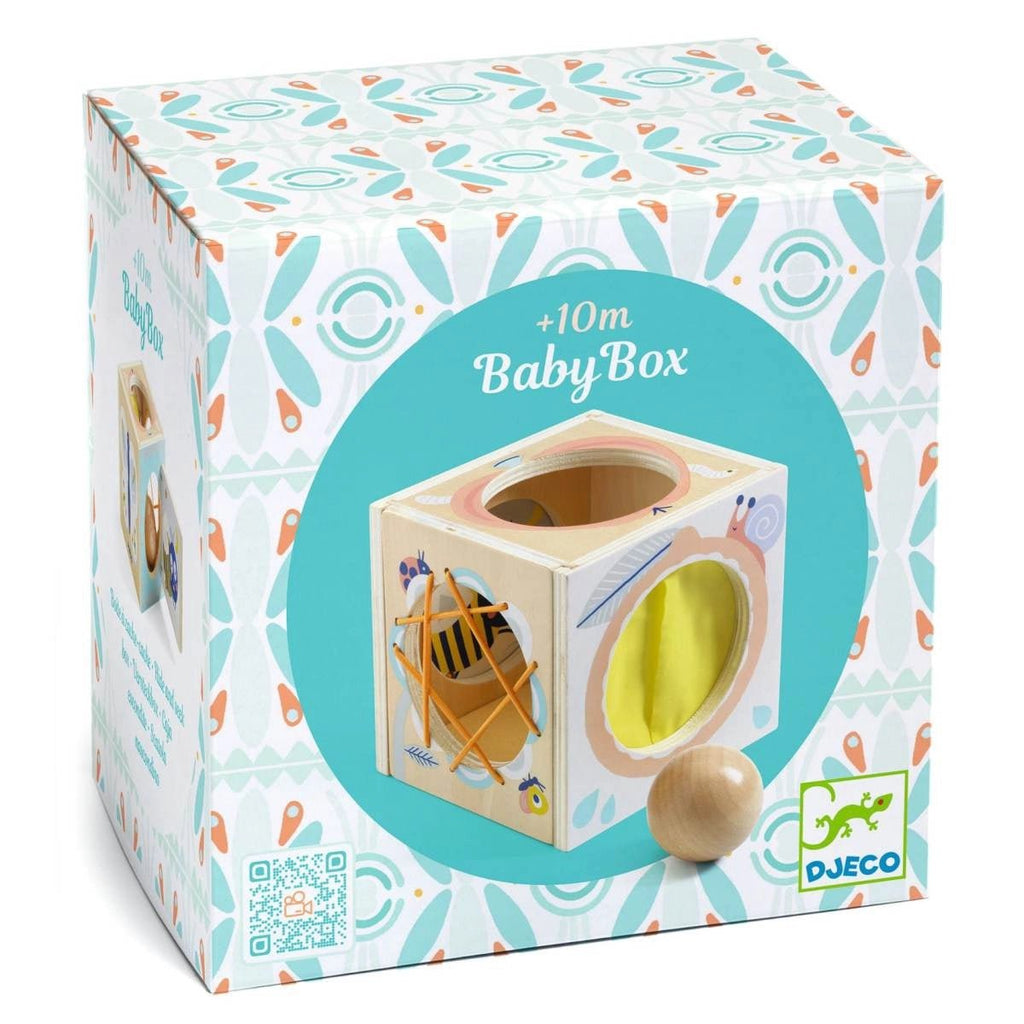 Baby White BabyBox von Djeco – sensorisches Holzspielzeug für Babys
