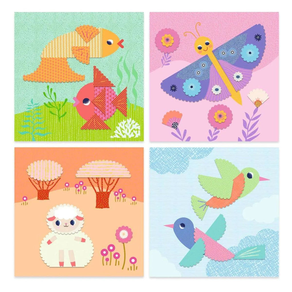 Djeco Schneideset – Bastelspaß mit gezackter Schere
